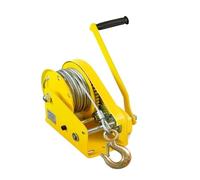 Treuil manuel à cliquet autobloquant et non rotatif de 15 m - Résistant à la corrosion - Outil de remorquage robuste pour bateaux et camions - 544,3 kg
