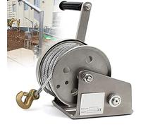 Treuil manuel, autobloquant bidirect, acier sans intrusion, extérieur C, antirouille, 544,3 kg, 816,5 kg, capacité de 1179,3 kg, corde de 20 m, idéal pour tracteur