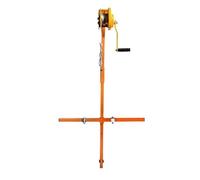 Treuil manuel autobloquant pour installation de climatisation, mécanisme de levage robuste, fonctionnement sûr, idéal pour les professionnels de la climatisation