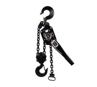 Treuil manuel de 0,8 à 3,2 tonnes, palan à cliquet de 1,5 à 3 m, levier de chaîne de levage robuste, VA-noir, capacité de 1,6 tonne, treuil portable pour un levage facile