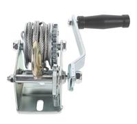 Treuil manuel de 226,8 kg, mini treuil de charge 18 x 13 cm, parfait pour les remorques de bateau, contrôle précis et compact, idéal pour le levage de charges lourdes