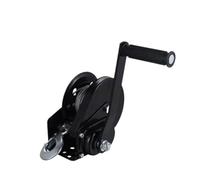 Treuil manuel de 544,3 kg avec frein automatique - Treuil manuel robuste pour remorque de bateau, VTT et levage de véhicules - Outil de treuil durable traité thermiquement AR