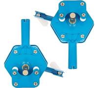 Treuil manuel de serre, dispositif d'enroulement manuel de film de hangar de cadre, machine d'enroulement de paroi latérale for la ventilation de serre for le jardin de verger agricole (Size : 2pcs)