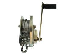 Treuil manuel en acier inoxydable 304 autobloquant, 800 lb-1600 lb x 5 m - 25 m, for bateau, camion, leva manuel automatique, tracteur(50020029 1200LBX25M)