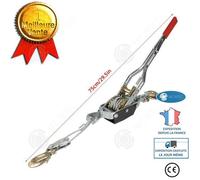 Treuil Manuel - PASSIONOVA - TD® Tirefort - 4 tonnes - Câble acier - Double crochet