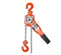 Treuil manuel portable à cliquet 1,5 m - Avec crochet - Système de poulie robuste pour un déplacement facile des cargaisons