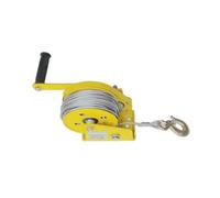 Treuil manuel portable de 1 179,3 kg, 10 m, mini treuil manuel pour levage lourd, compact et idéal pour les bateaux, les cargaisons et les projets de bricolage