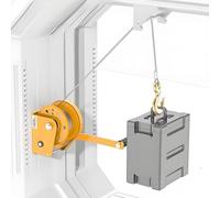 Treuil manuel robuste avec fonction autobloquante, câble en acier zingué, ensemble d'engrenages de précision, équipement sûr et économe en main-d'œuvre pour le levage de charges lourdes