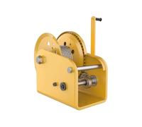 Treuil manuel robuste, capacité de 1200/1800/1179,3 kg avec engrenages et roulements autobloquants, câble de 20,1 m, idéal pour le remorquage et le levage, treuil à manivelle