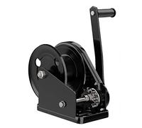 Treuil Manuel Robuste de 816 kg (1800 LB) - Treuil de remorquage autobloquant bidirectionnel pour Bateau, VTT, remorques, câble en Acier, idéal pour la pêche et Les Aventures en Plein air