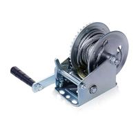 Treuil manuel robuste pour remorque de bateau - Treuil à manivelle durable avec poignée à dégagement automatique, idéal pour remorquer et sécuriser les bateaux, parfait pour une utilisation marine