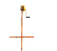 Treuil manuel spécialisé pour installation et retrait de climatiseur - Câble de 15 m avec supports triphasés et outil de support efficace pour unité extérieure