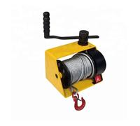 Treuil Manuel, Treuil résistant d'engrena à vis sans fin de treuil main HWV for la grue manuelle du marché européen for le leva vertical