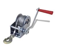 Treuil manuel - vidaXL - 363 kg - 10 m de câble - Fer robuste - 1 voie 1 vitesse