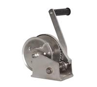 Treuil marin en acier inoxydable 500 kg, rapport de vitesse 8:1, durable, résistant à la rouille, parfait pour le bateau, la pêche et le levage de charges lourdes, câble métallique non inclus