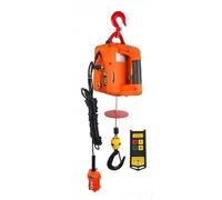 Treuil Palan à Chaine à Levier Petit palan électrique Micro de levage domestique de 100 à 500kg, pour la décoration de la maison, atelier de Production, grue portative(Enjoy the three in,300 Kg)