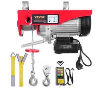 Treuil palan électrique 250 KG - VEVOR - Levage à câble 510 W Treuil-Palan 10 m/min + Télécommande sans Fil
