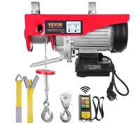 Treuil palan électrique 400 KG - VEVOR - Levage à câble 850 W Treuil-Palan 10 m/min