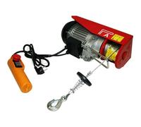TREUIL PALAN ELECTRIQUE LEVAGE A CABLE 220V 100 / 200KG 510W + TELECOMMANDE