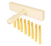 Treuil pour enfant Chimes 8 tons Cloches à main avec batteur en métal Tirelet tenu à la main avec câble Carillon portable