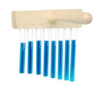 Treuil pour enfant Chimes 8 tons Cloches à main avec batteur en métal Tirelet tenu à la main avec câble Carillon portable