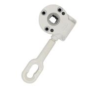 Treuil Store banne Manuel pour détachées terrasse Caravane Exterieur Camping Car auvent Caravane Store banne Coffre Bras Enrouleur Exterieur pièces (Blanc, 170mm 2pc)
