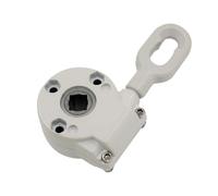 Treuil Store banne Manuel pour détachées terrasse Caravane Exterieur Camping Car auvent Caravane Store banne Coffre Bras Enrouleur Exterieur pièces (Blanc, 138mm 2pc)