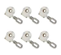 Treuil Store banne Manuel pour détachées terrasse Exterieur Camping Car auvent Caravane Bras de Store banne Solaire Coffre Enrouleur Exterieur pièces (Blanc, Noyau en cuivre143mm 6pc)