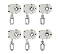 Treuil Store banne Manuel pour détachées terrasse Exterieur Camping Car auvent Caravane Bras de Store banne Solaire Coffre Enrouleur Exterieur pièces (Blanc, Noyau en aluminium131mm 6pc)