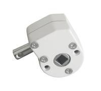 Treuil Store banne Manuel pour Store banne Coffre Bras Enrouleur Exterieur pièces détachées terrasse Caravane Exterieur Camping Car auvent Caravane (Blanc, sans Boucle de Fixation 6pc)