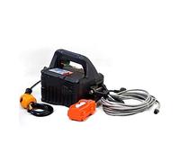 Treuils électriques, Treuil électrique portable, 500 kg 7,6 m treuil électrique portable treuil à main bloc de traction câble en acier électrique palan de levage câble de remorquage(Rot)