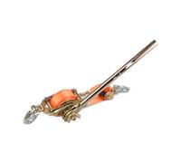 Treuils manuels - Extracteur manuel à cliquet avec sangle de sangle, serre-câble métallique, extracteur de manivelle robuste pour soulever et tendre facilement - Idéal pour le bricolage et