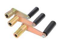 Treuils manuels, Manivelle de coupe de fil robuste (1/2/5 pièces), arbre carré interne de 10 mm, poignée en Z for tendeur de bobine de fil rapide(3pcs,Black 10x10mm)