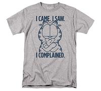 Trevco Garfield I Complained Unisex T Shirt, Heather, Athletic chiné, 4XL Mixte