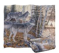 Trevco Wild Wings Silent Travelers 2 Plaid Ultra Doux au Toucher Soyeux - 152 x 127 cm