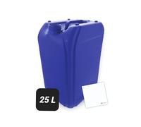 Trevendo Bidon d'eau de 25 litres (DIN 61, bleu) - Utilisation polyvalente et robuste - Convient à un usage alimentaire - Sans BPA - Idéal pour le camping, les festivals, les voyages et plus encore -