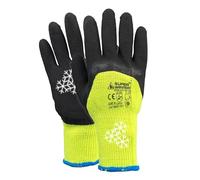 Trevendo Gants isolés pour l'hiver - 36 paires - Super Hiver - Gants de travail - Protection contre le froid - Thermo - Gants de sécurité - Gants de montage - temps froid - polyvalents - Taille 10