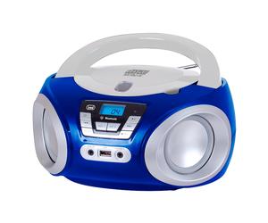 TREVI 0CM54404 Radio Lecteur CD Portable BT USB CMP544BT BLEU