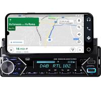 Trevi Car Radio DAB+ FM SCD 5753 160W Noir avec support Smartphone sans fil