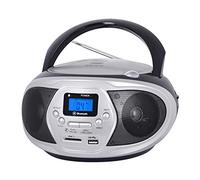 Trevi CMP 548 BT Analogique Noir, Gris - Systèmes stéréo Portables (Analogique, AM,FM, 87,5-108 MHz, 530-1600 kHz, Lecteur, CD,CD-R,CD-RW)