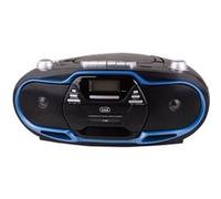 Trevi Boombox CMP 574 USB – Lecteur CD, USB, radio – Noir et bleu
