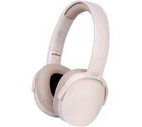 Trevi Casque sans fil DJ 12E45 BT – micro, MP3 intégré, AUX, pliable, autonomie 5-7h – crème