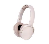 Trevi DJ 12E45 BT Casque sans Fil avec Microphone et Lecteur MP3 intégré, entrée AUX-in, avec Bandeau Pliable, Compatible avec Smartphone et PC, autonomie 5-7 Heures, Recharge en 1-2 Heures, crème