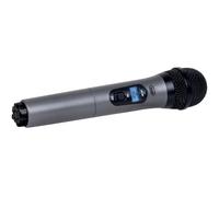 Trevi EM 401 UHF Microphone sans Fil Unidirection à Radiofréquence, Récepteur Jack 6,3 mm, Lecture Claire et sans Distorsion jusqu'à 20 m