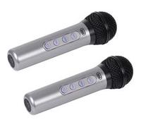 Trevi Lot de microphones sans fil EM 415 R – 2,4 GHz, portée 15 m, batterie rechargeable