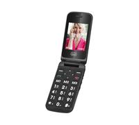 Trevi Téléphone à clapet senior Flex plus 55 – Larges touches et bouton SOS – Noir
