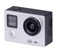 Trevi GO 2500 4K Caméra Go Sport Action Camera HD Wi-FI, Double écran, boîtier de plongée 30 M, USB, Mini HDMI, Micro SD, Microphone intégré, Application dédiée, résolution 4K, Argent