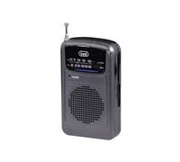 Trevi RA 710 JMG Radio portable 2 bandes AM FM avec prise casque, alimentation par piles AAA, compacte et légère