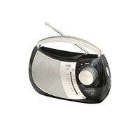 Trevi Radio portable RA 764 – 2 bandes AM/FM – Radio-réveil – Noir