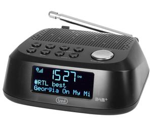Trevi RC 80D4 DAB Horloge Numérique Noir